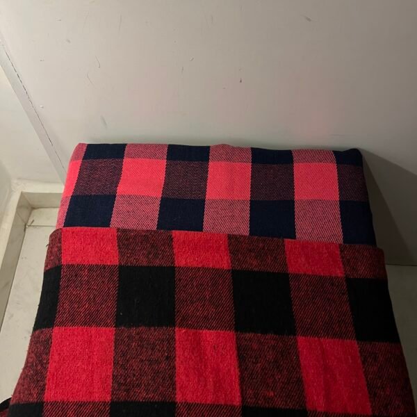 Christmas plaited scarf