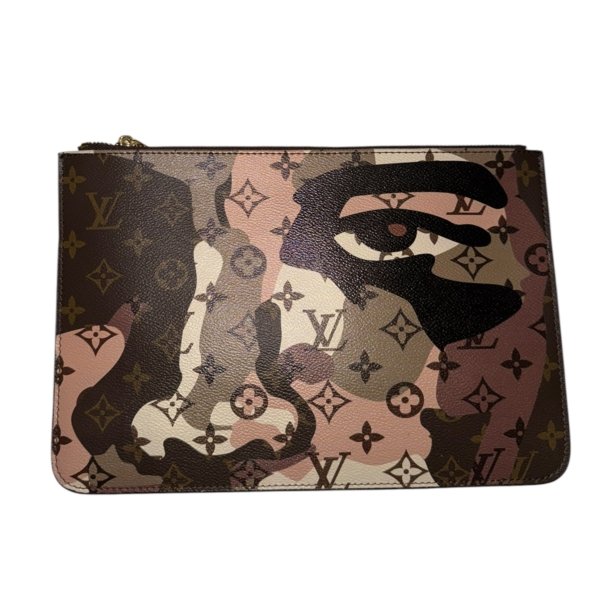 LV Printed Clutch