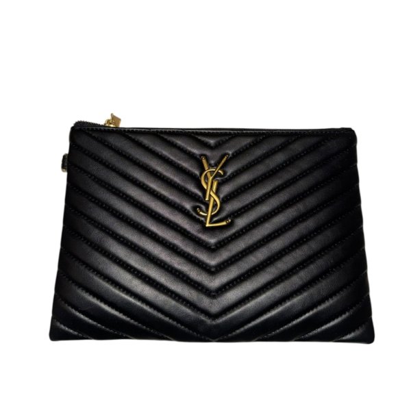 Ysl black Clutch