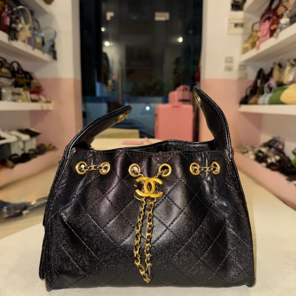 Chanel Metallic Bucket