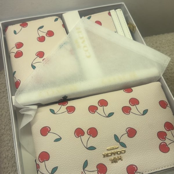 coach wallet set
